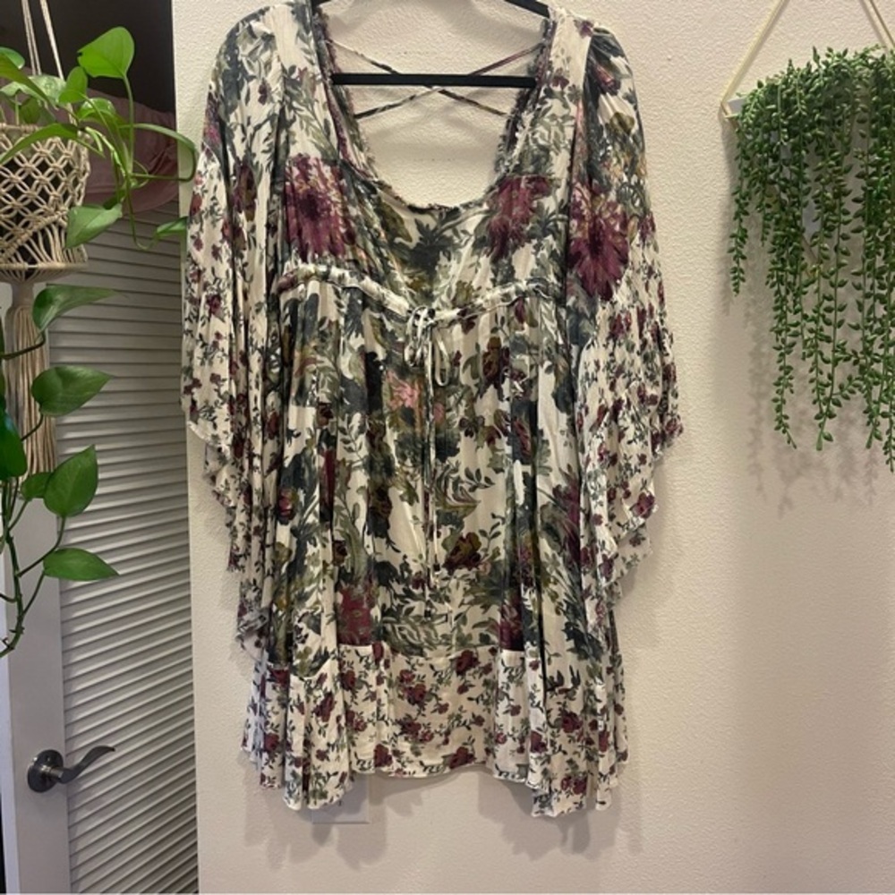 Free people heart of gold bell sleeve dress